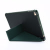 For iPad Mini 4 Airbag Deformation Horizontal Flip Leather Case with Holder(Dark Green)