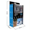 5K/30FPS WIFI HD Anti-Shake Remote Touch Dual-Screen IP68 Waterproof Sports Camera, Style: Camera + 64G Card