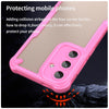 For Samsung Galaxy S25 5G Armor Glaze PC Hybrid TPU Phone Case(Pink)