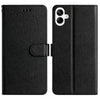 For Samsung Galaxy A06 4G Silk Texture Horizontal Flip Leather Phone Case(Black)