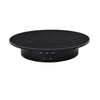 20cm USB Electric Rotating Turntable Display Stand Video Shooting Props Turntable for Photography, Load: 8kg(Black Base Black Velvet)