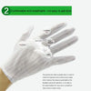 10 Pairs Anti-static Stripe Plastic Gloves, SizeFree Size