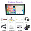 10.1 inch 6+128G Android Universal HD Large Screen Car Bluetooth Player Android GPS Navigation Integrated Machine(Standard+AHD Camera)