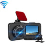 KG210 1080P WIFI Hidden HD Voice Prompt Car Recorder, Style: Dual Lens