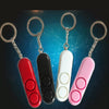 2-Pack 120dB Personal Safety Alarm Keychain - Random Colour