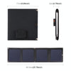 HAWEEL 14W 4-Fold ETFE Solar Panel Charger with 5V / 2.1A Max Dual USB Ports, Support QC3.0 and AFC(Black)