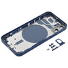 iPhone 12 Mini Back Cover, SIM Tray & Buttons (Blue)