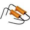 2 PCS Car Canbus Error Canceller Decoder Load Resistor LED 50W 6 Ohm No Blinking Decoder