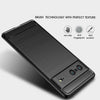 For Google Pixel 7 5G Brushed Texture Carbon Fiber TPU Phone Case(Black)