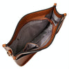 013 Leopard Strap PU Leather Single-shoulder Waterproof Crossbody Tote Bag(Brown)