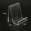 QH-040 10 PCS Acrylic Transparent Mobile Phone Display Stand(Transparent)