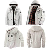 Men Casual Jacket Autumn And Winter Hooded Jacket, Size: XXL(Black)