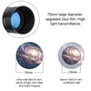 WR852-3 16x/66x70 High Definition High Times Astronomical Telescope with Tripod & Phone Fixing Clip & Moon Filter(Dark Blue)
