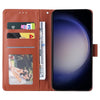 For Samsung Galaxy S25 5G 3-Card Slots Multifunctional Leather Phone Case(Brown)