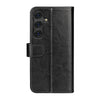 For Samsung Galaxy S25 5G R64 Texture Horizontal Flip Leather Phone Case(Black)