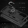 For Huawei nova 8 Shockproof TPU + PC Phone Case with 360 Degree Rotating Holder(Black)