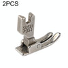 2PCS P351 Industrial Sewing Machine Flat Car Presser Foot Presser Foot Flat Sewing Machine Presser Foot, Style:Ordinary All-steel