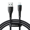 JOYROOM SA32-AL3 Starry Series 3A USB to 8 Pin Fast Charging Data Cable, Length:1m(Black)