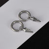 OPK GE933 1pair Personalized Vintage Stainless Steel Earrings