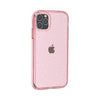 For iPhone 11 Pro Max Shockproof Terminator Style Glitter Powder Protective Case(Pink)