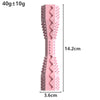 Dog Chew Toy, Hexagonal Tooth Cleaning Stick, TPR Rubber, Cherry Pink, Small/Medium
