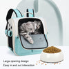 Breathable Cat Backpack, Grey, Foldable, Portable Pet Carrier Bag