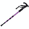 Aotu AT7555 108cm Outdoor Camping Aluminum Alloy T Handle Lock 4 Alpenstock(Purple)