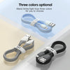 KUULAA KL-X58 2.4A USB to 8 Pin Liquid Silicone MFI Data Cable, Length:1m(Black)