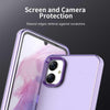 For Samsung Galaxy A05 Candy PC Hybrid TPU Shockproof Phone Case(Purple)