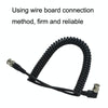 2m BNC Male Straight to Right Angle Coax Cable - CCTV, Video, Audio