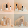 7 x 7 x 6cm Cuboid Geometric Cube Solid Color Photography Photo Background Table Shooting Foam Props(White)