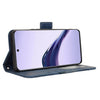 For Realme 13+ 5G Global Skin Feel Calf Texture Card Slots Leather Phone Case(Blue)
