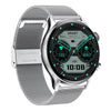 HK8Pro 1.36 inch AMOLED Screen Steel Strap Smart Watch, Support NFC Function / Blood Oxygen Monitoring(Silver)