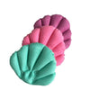 Shell Shaped Soft Bathroom Pillow Home Comfortable Spa Inflatable Bathtub Cushion, Random Color Delivery