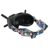 Flight Video Glasses Graffiti Color Headband Fixed Strap For DJI FPV Goggles V2 Strap + Power Line
