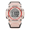 SYNOKE 9810 Multifunctional Luminous Waterproof Student Sports Watch(Pink)