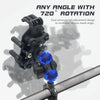 Outdoor Motorcycle Aluminum Alloy Shock-absorbing Mobile Phone Holder(Handlebar Model)