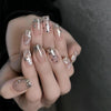 24pcs/box Handmade Nail Glitter Nail Jelly Glue Finished Patch, Color: BY1093(Wear Tool Bag)