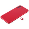 iPhone 11 Back Cover Assembly (Red) with Side Keys & Charging Port