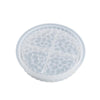 DIY Round and Square Diamond Pattern Storage Tray Silicone Mold, Specification: Round