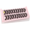 10pairs /Box Russian Strip Lashes 7D Imitation Mink Volume Fluffy Natural False Eyelashes 7D-16