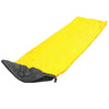 Inflatable Lounger Polyester Fabric Compression Air Bag Sofa for Beach / Travelling / Hospitality / Fishing, Size: 185cm x 75cm x 50cm, Normal Quality(Yellow)