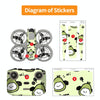 For DJI Neo Drone Body Remote Control Protective Sticker(Cute Ducks)