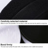 2.5cm Wide Nylon Clothing Textile Accessories Without Glue Hook and Loop Fastener(Black)