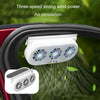 USB Plug-In Car Window Exhaust Fan Car Air Circulation Cooling Ventilation Fan, Color: Black