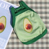 Avocado Green Mesh Pet Vest Set (2pcs) - Breathable Summer Dog/Cat Clothes - M