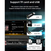 9601C HD 7 inch Universal Car Manually Retractable Screen MP5 Player with Carplay, Support FM & Bluetooth & TF Card