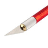 WLXY-9311, WLXY Tool Precision Knife with Replaceable Blade for Mat Cutting / Model Making / Etching / Carving / Scoring / Trimming, OAL: 145mm, Size: 121mm x 10mm Diameter(Red)