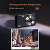 DC406L 2.4-Inch 1080P Mini HD 16X Zoom Digital Camera Home Children Camera EU Plug(Black)