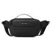 WEPOWER Men Crossbody Bag Multi-Functional Sports Waist Bag Outdoor Small Shoulder Bag(Black)